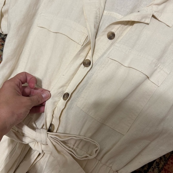 Universal Thread Light Cream Jumpsuit - Picture 6 of 6